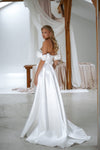 3D floral wedding gown
