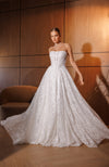 A-line bridal gown