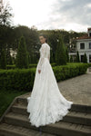 A-line wedding gown