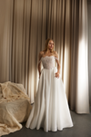 Boho chic bridal gown