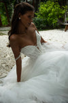Classic A-line silhouette bridal gown