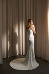 Corset back wedding dress