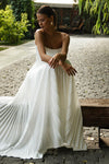 Corset bodice wedding gown