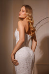 Corset wedding gown