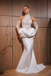 Elegant lace wedding dress