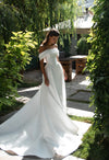 Elegant mikado gown
