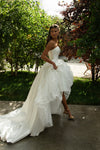 Elegant satin ball gown dress