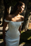 Embellished bridal dress