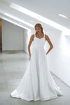 Embroidered wedding dress