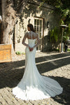 Fitted lace wedding dress