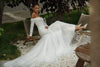 Fitted tulle bridal gown