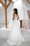 Flower embellished gown