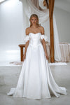 Handmade flower wedding dress