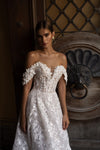 Dreamy A-Line Wedding Dress with Lace Detail and Corset Back Patricia Astrid