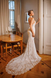 Lace bridal gown