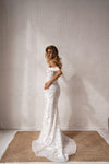 Lace wedding dress