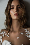 Stunning Lace Wedding Dress with Detachable Bolero and Scarf Luminara