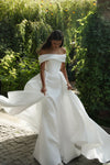 Mikado ball gown wedding dress