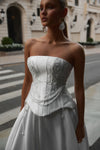 Mikado bridal dress