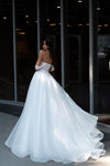 A-Line Wedding Dress with Embroidered Corset 