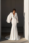 Gorgeous Crepe Wedding Dress