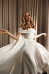 Off-the-shoulder ball gown