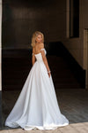 Open Back Wedding Dress With Sleeves
