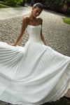 Open back wedding dress