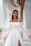 Organza Skirt Wedding Dress