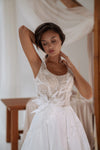 Organza bridal gown