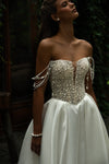 Pearl embellished dress
