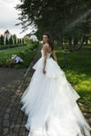 Removable skirt bridal dress