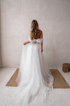 Romantic A-line wedding dress