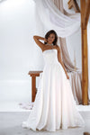 Romantic A-line wedding gown