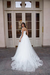 Romantic bridal gown with mikado