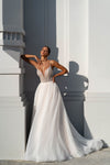 Tulle A-Line Wedding Dress with Embroidery and Beads Sonesta Rose