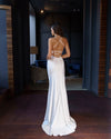 Satin Sexy Wedding Dress 