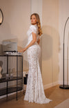 Semi-transparent bridal ensemble