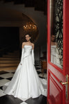 Silk mikado wedding dress