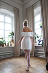 Simple wedding dress