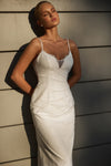 Simple and elegant wedding gown