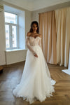 Sparkle Wedding Dress With Sleeves