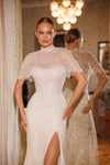 Sparkling lace wedding dress