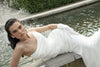 Strapless mermaid wedding dress