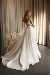 Traditional bridal dress with modern twist