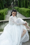 Tulle A-line bridal gown