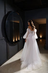 Tulle Wedding Dress With Sleeves