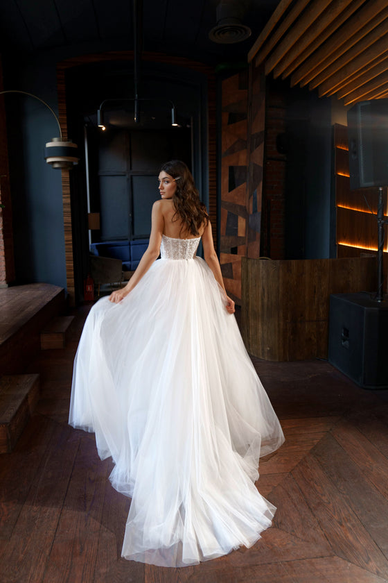 Tulle Wedding Gown