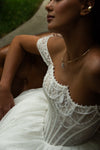 Vintage-inspired bridal gown