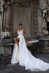 aline wedding dress lace
